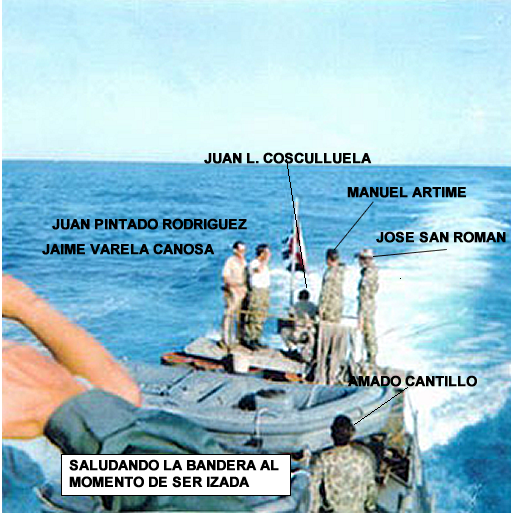 saludo bandera cubana